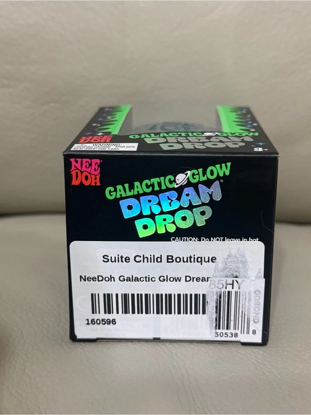 Needoh Galactic Glow Dream Drop Blue Galacti-Blue Authentic Glow in The Dark